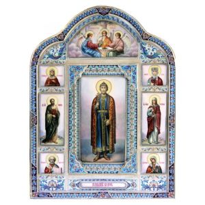 Финифть икона Святого равноапостола Князя Игоря