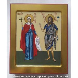 Икона Татиана Римская и Иоанн Предтеча