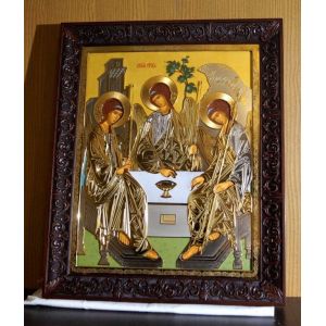 Ювелирная икона Святой Троицы 