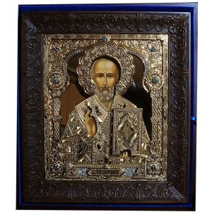 Ювелирная икона Святой Мученик Николай Чудотворец